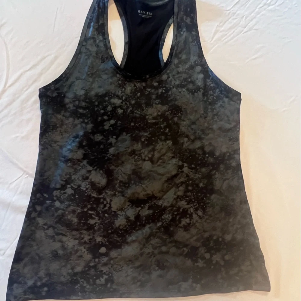 Athleta Black and Gray Tank Top - Picture 1 of 3